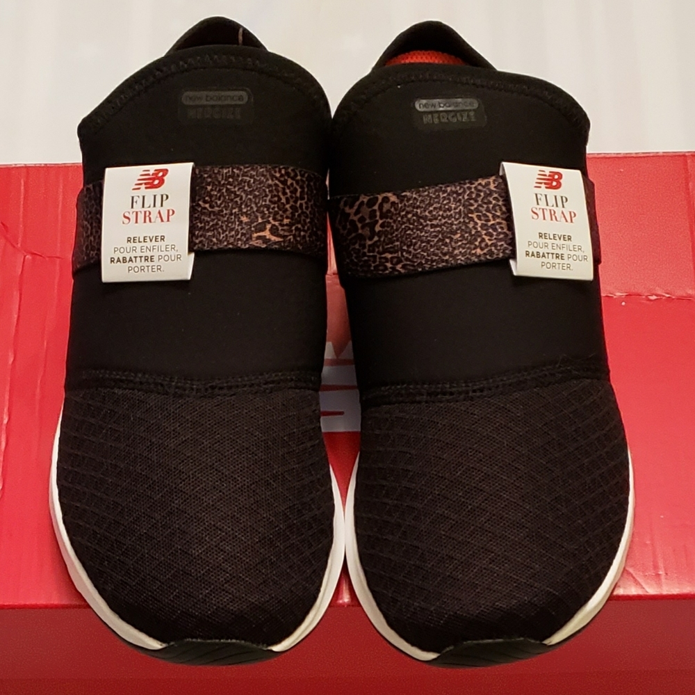 NWT New Balance Women's DynaSoft Nergize Mule v3 Color Blk/Brn Size 10.5 Wide